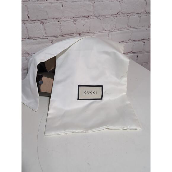 GUCCI CELLARIUS GRAY LEATHER BIT LOGO BUCKLE PEEP TOE PUMPS 40.5 ITALY Dust Bag - Picture 15 of 15